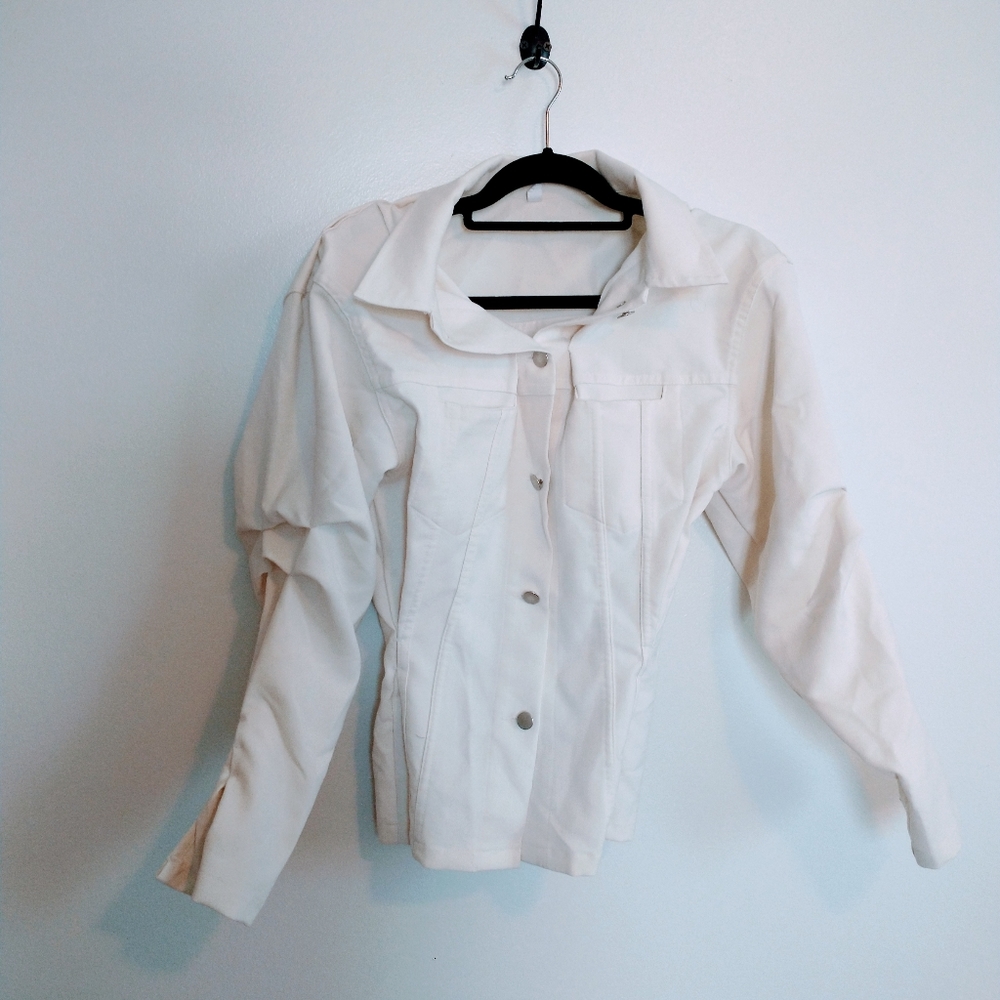 Solar cream corset jacket